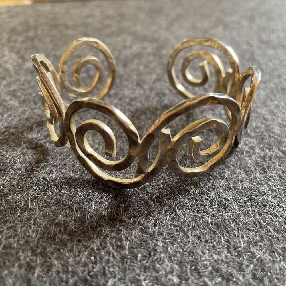 Sterling Silver .925 Adjustable Bangle